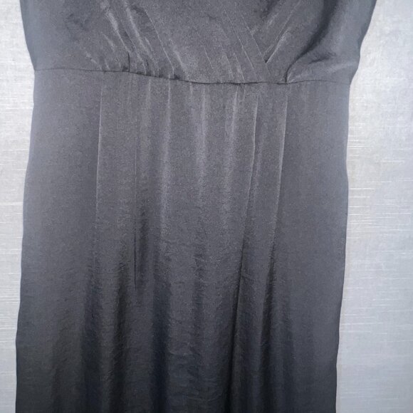 BCBGeneration Black Pleated Maxi Dress Size 4 Formal Gown w/ Pockets, Evening - Picture 5 of 15
